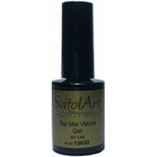 Топ для гель-лака SvitolArt Top Mat Velure Gel 10ml