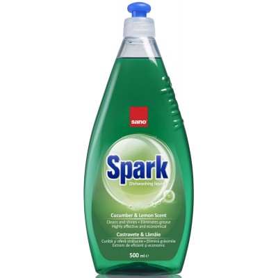 Detergent de vase Sano Spark Cucumber-Lime 500ml (425899)