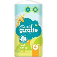 Подгузники Lovular Diaper Panties Classic Giraffe L 42pcs (429554)