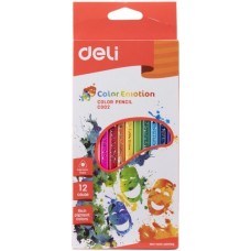 Creioane colorate Deli Color Emotion 12pcs