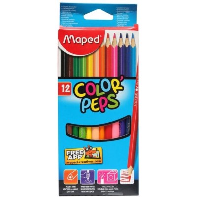 Набор цветных карандашей Maped Color Peps Oops! 12pcs