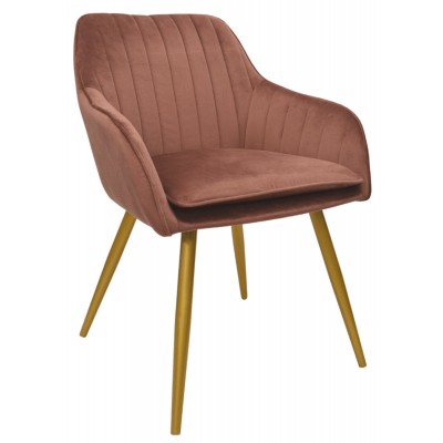Стул Deco Iris Rusty/Gold Legs