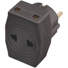 Adaptor FAEG 2P 250V 10A ADP10 Black (13943)