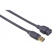 Кабель Hama USB 3.0 Extension Cable Grey 3m (125247)