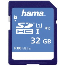 Карта памяти Hama SDHC 32Gb Class 10 UHS-I (124135)