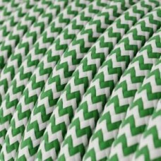 Электрический кабель Vintage Switch Textil Retro 2x0.75mm Green/White (4263) 3m