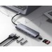 Разветвитель Ugreen USB-C to 3xUSB3.0-A HUB+HDMI+TF/SD Space Gray (70410)