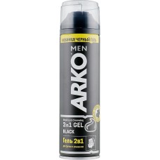 Гель для бритья Arko Men Black 2in1 200ml