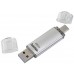 USB Flash Drive Hama C-Laeta 32Gb Silver (124162)