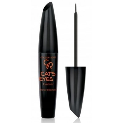 Подводка для глаз Golden Rose Cat's Eyes Eyeliner Intense Black