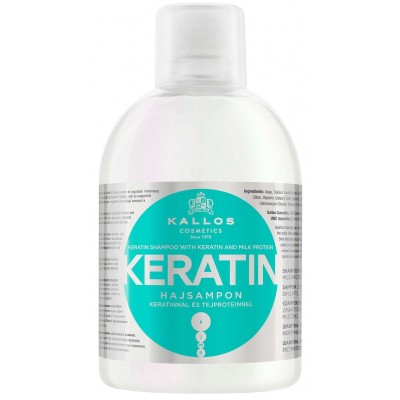 Шампунь для волос Kallos Keratin Shampoo 1L