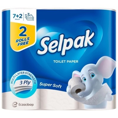 Hârtie igienica Selpak Super Soft 3 straturi 9 role