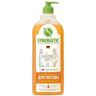 Detergent de vase Synergetic Portocale 1L