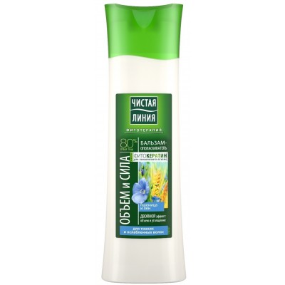 Balsam de păr Чистая Линия Volum și Rezistenta 380ml