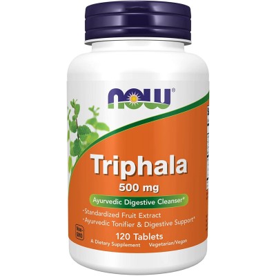 Аюрведический препарат NOW Triphala 500mg 120tab