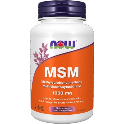 Защита суставов NOW MSM 1000mg 120cap