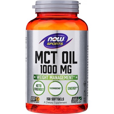 Vitamine NOW MCT Oil 1000mg 150cap