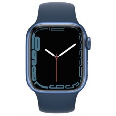 Smartwatch Apple Watch Series 7 41mm Blue Aluminium Case with Abyss Blue Sport Band (MKN13)