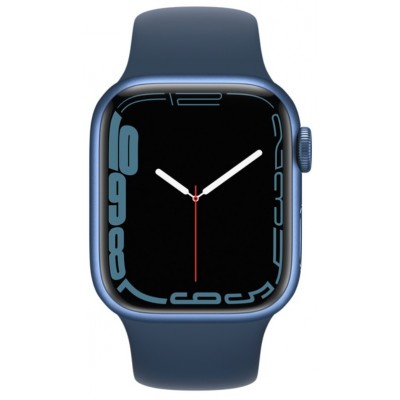 Smartwatch Apple Watch Series 7 41mm Blue Aluminium Case with Abyss Blue Sport Band (MKN13)