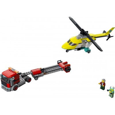 Set de construcție Lego City: Rescue Helicopter Transport (60343)