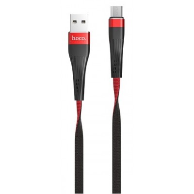 Cablu USB Hoco U39 Slender Micro Red/Black