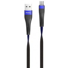 Cablu USB Hoco U39 Slender Micro Blue/Black