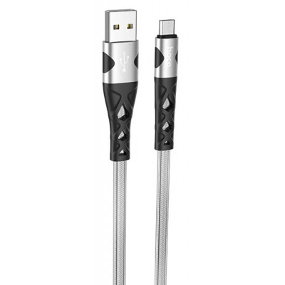 USB Кабель Hoco U105 Treasure Micro Silver