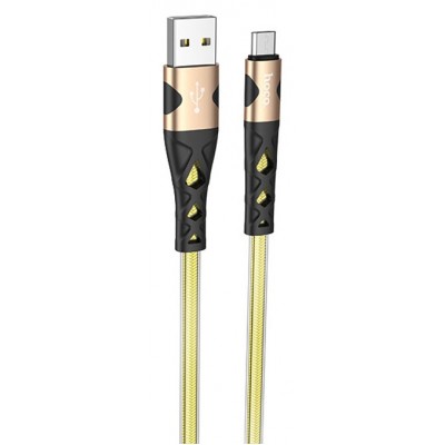 USB Кабель Hoco U105 Treasure Micro Gold