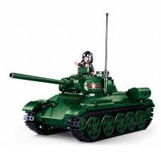 Set de construcție Sluban Model Bricks T34-85 Tank (B0982)