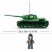 Set de construcție Sluban Model Bricks T34-85 Tank (B0982)