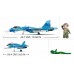 Set de construcție Sluban Model Bricks Su-27 Fighter 2in1 (B0985)