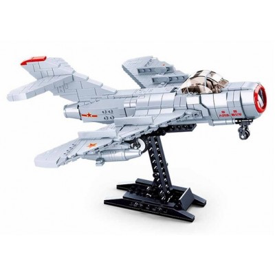 Set de construcție Sluban Model Bricks Mig-15 Fighter (B0983)