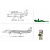 Set de construcție Sluban Model Bricks J-20 Mighty Dragon Fighter (B0931)