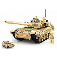 Set de construcție Sluban Bricks 99A Battle Tank 2in1 (B0790)