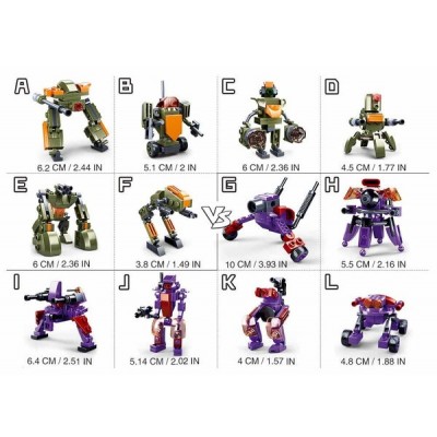 Set de construcție Sluban Atomic Storm Uprising 12in2 (B0915)