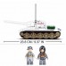 Set de construcție Sluban Army Battle of Budapest T-34/85 Medium Tank White (B0978)