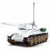 Set de construcție Sluban Army Battle of Budapest T-34/85 Medium Tank White (B0978)