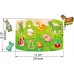 Joc educativ Hape Farmyard Peg Puzzle (E1408)