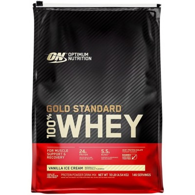 Proteină Optimum-nutrition Gold Standard Whey Vanilla Ice Cream 4540g