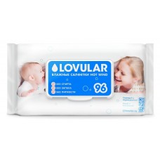 Детские влажные салфетки Lovular Hot Wind 96pcs (290205)