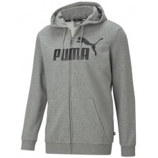 Мужская толстовка Puma ESS Big Logo Fz Hoodie Tr Medium Gray Heather L