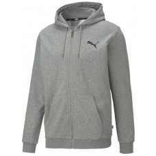 Мужская толстовка Puma ESS Small Logo Fz Hoodie Tr Medium Gray Heather/Cat L