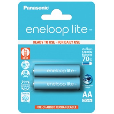 Акумулятор Panasonic Eneloop Lite AA 2pcs (BK-3LCCE/2BE)