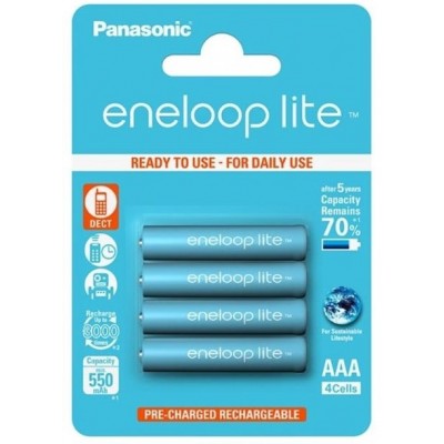 Батарейка Panasonic Eneloop Lite AAA 4pcs (BK-4LCCE/4BE)