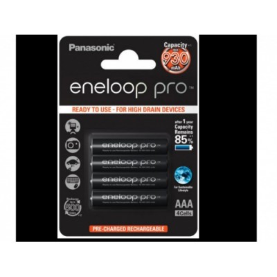 Baterie Panasonic Eneloop Pro AAA 4pcs (BK-4HCDE/4BE)