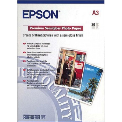 Фотобумага Epson A3 251gr 20p Premium Semigloss