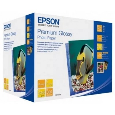 Фотобумага Epson 13x18cm 255g 500p Premium Glossy