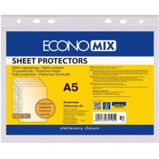 File protectie pentru documente Economix A5 100pcs E31105