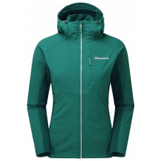 Женская толстовка Montane Krypton Softshell Hoodie Wakame Green 38