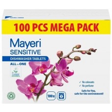 Detergent pentru mașine de spălat vase Mayeri 100pcs (010866)